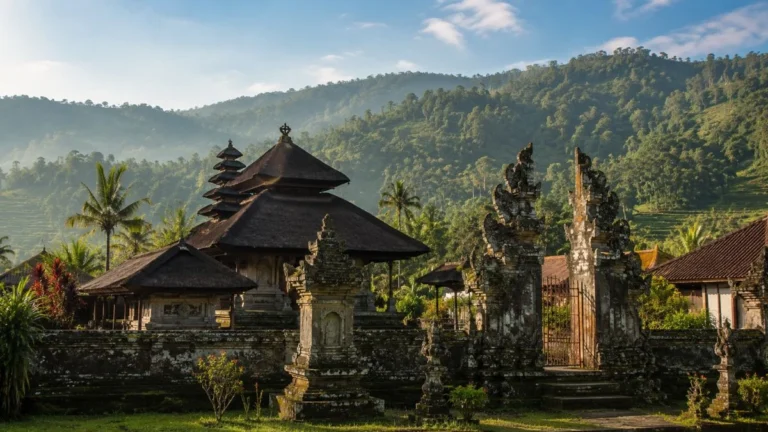 Blimbingsari church built in traditional Balinese temple architecture